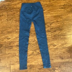 High waist SPIRITUAL GANGSTER BLUE STRIPE LEGGINGS SIZE XS/S